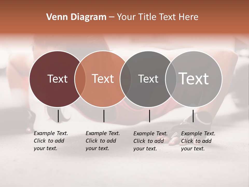 Brunette Sportswear Health PowerPoint Template