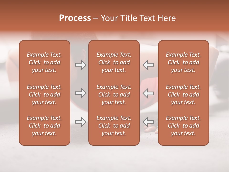 Brunette Sportswear Health PowerPoint Template