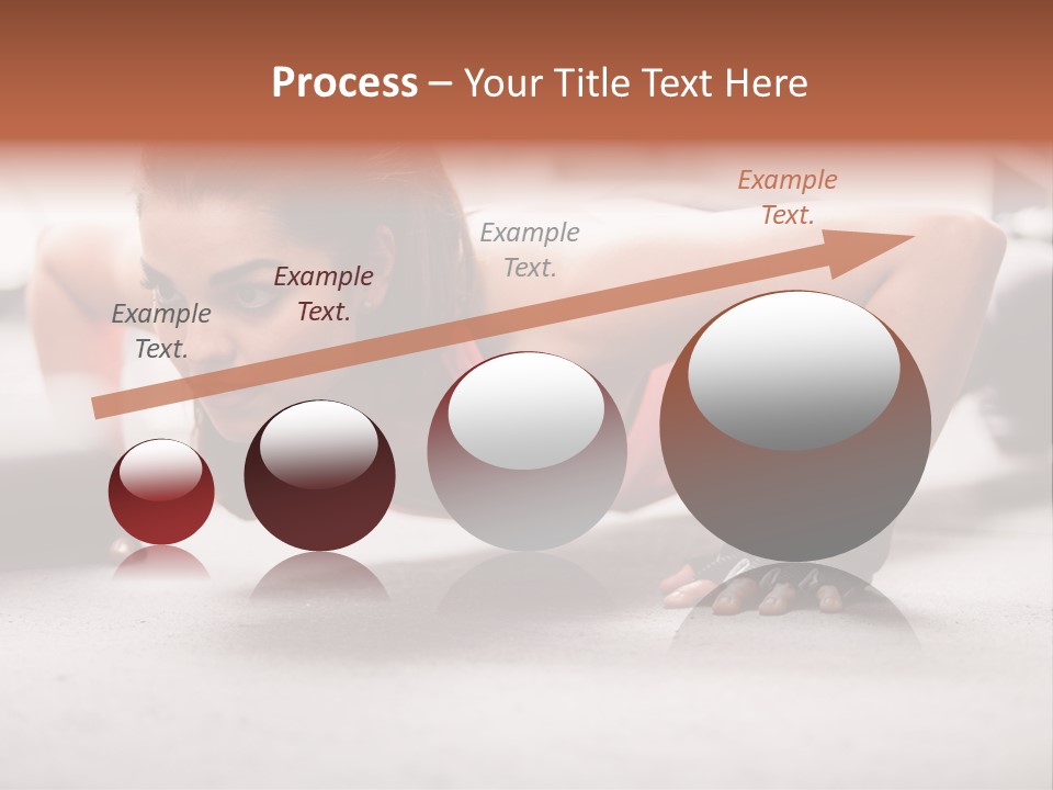 Brunette Sportswear Health PowerPoint Template