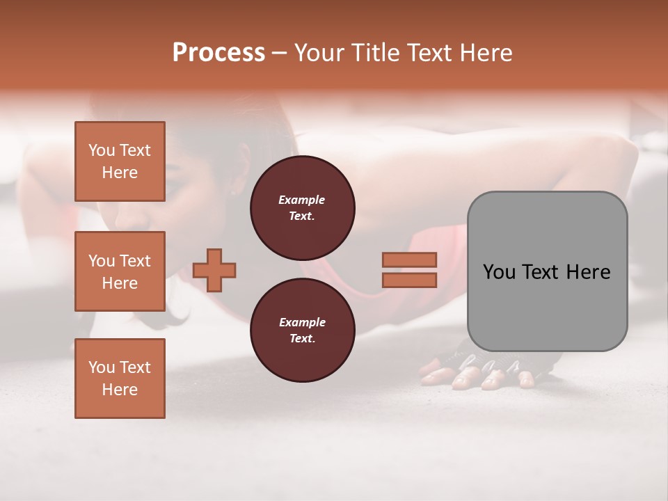 Brunette Sportswear Health PowerPoint Template