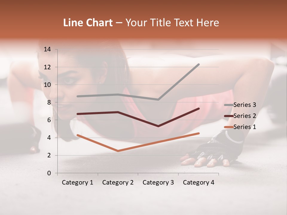 Brunette Sportswear Health PowerPoint Template