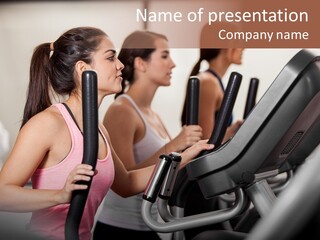 Happy Fitness Cute PowerPoint Template