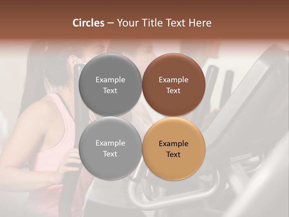 Happy Fitness Cute PowerPoint Template