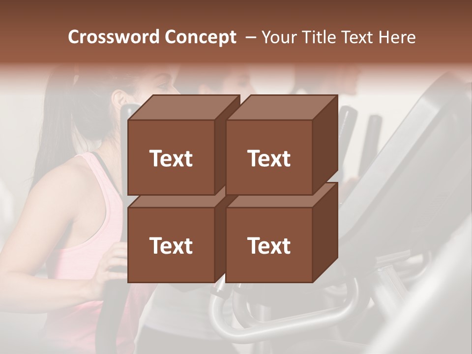 Happy Fitness Cute PowerPoint Template