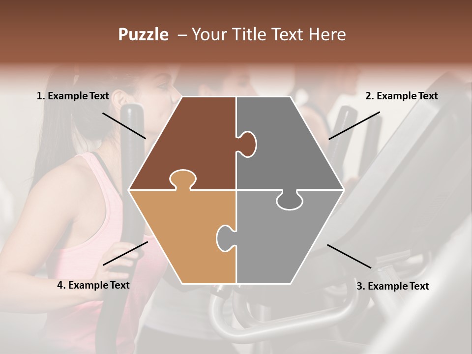 Happy Fitness Cute PowerPoint Template