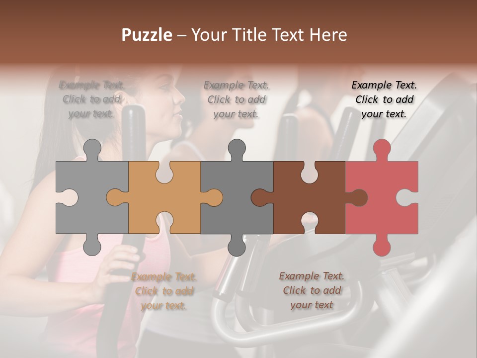 Happy Fitness Cute PowerPoint Template