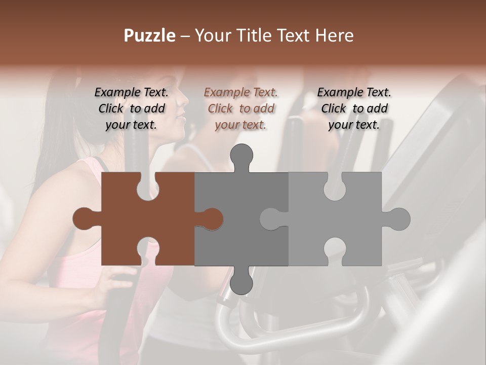 Happy Fitness Cute PowerPoint Template