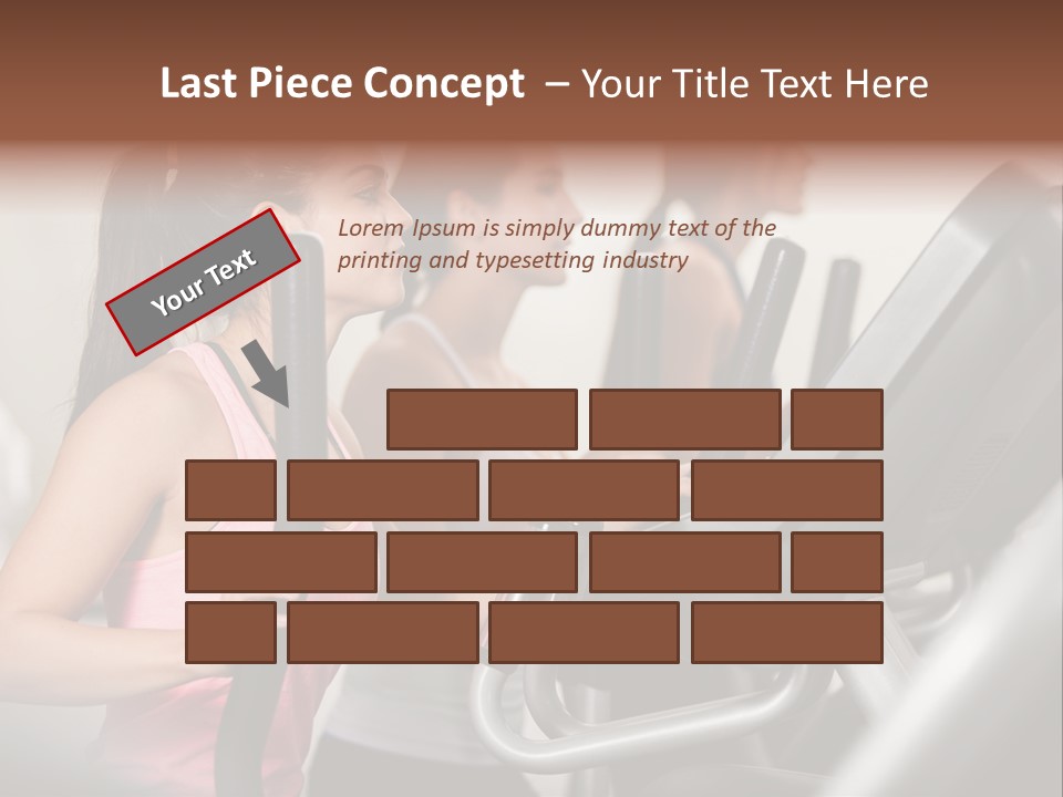 Happy Fitness Cute PowerPoint Template