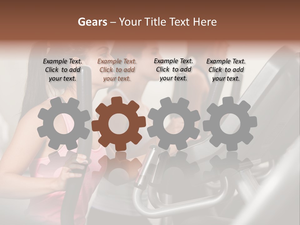 Happy Fitness Cute PowerPoint Template