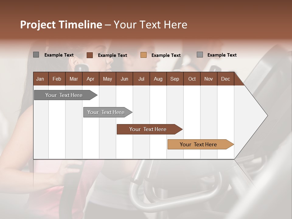 Happy Fitness Cute PowerPoint Template