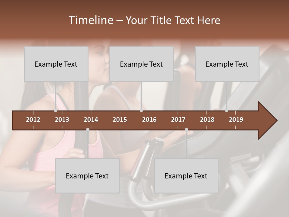 Happy Fitness Cute PowerPoint Template