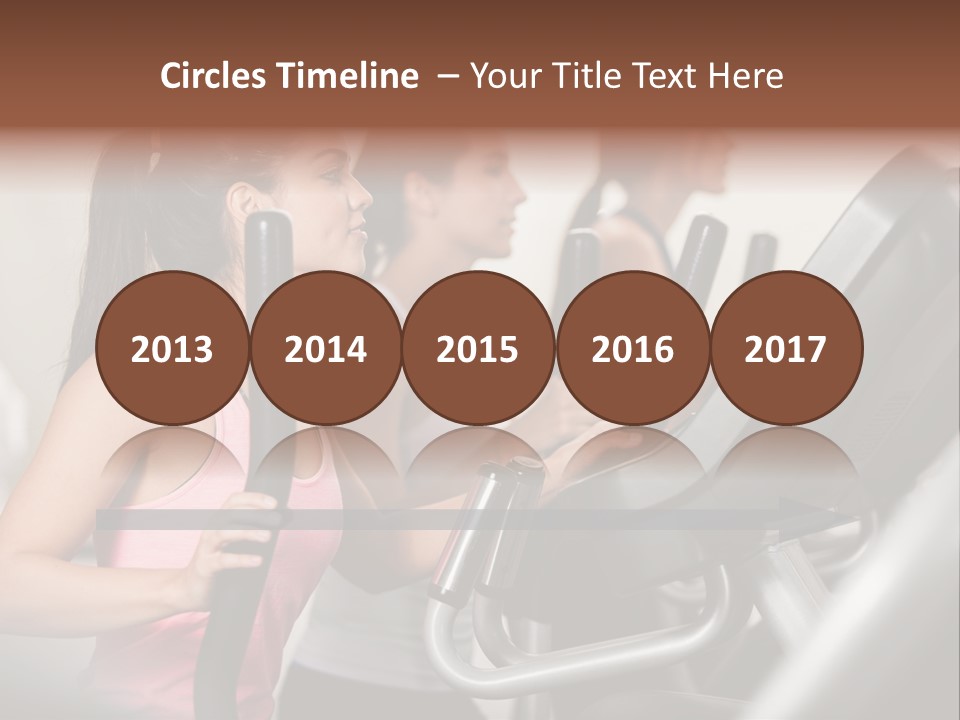 Happy Fitness Cute PowerPoint Template