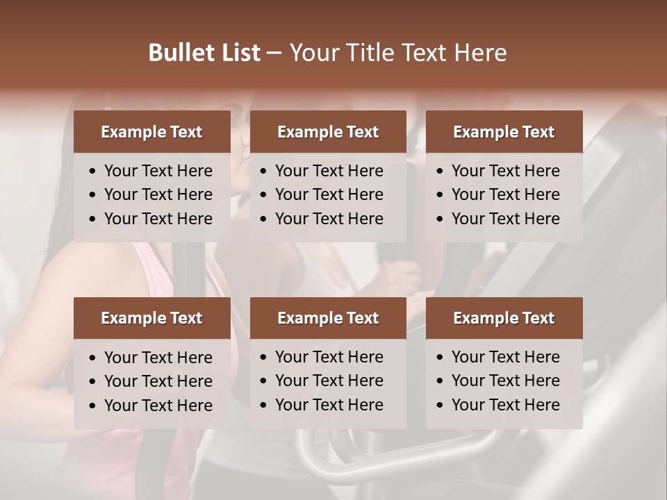 Happy Fitness Cute PowerPoint Template