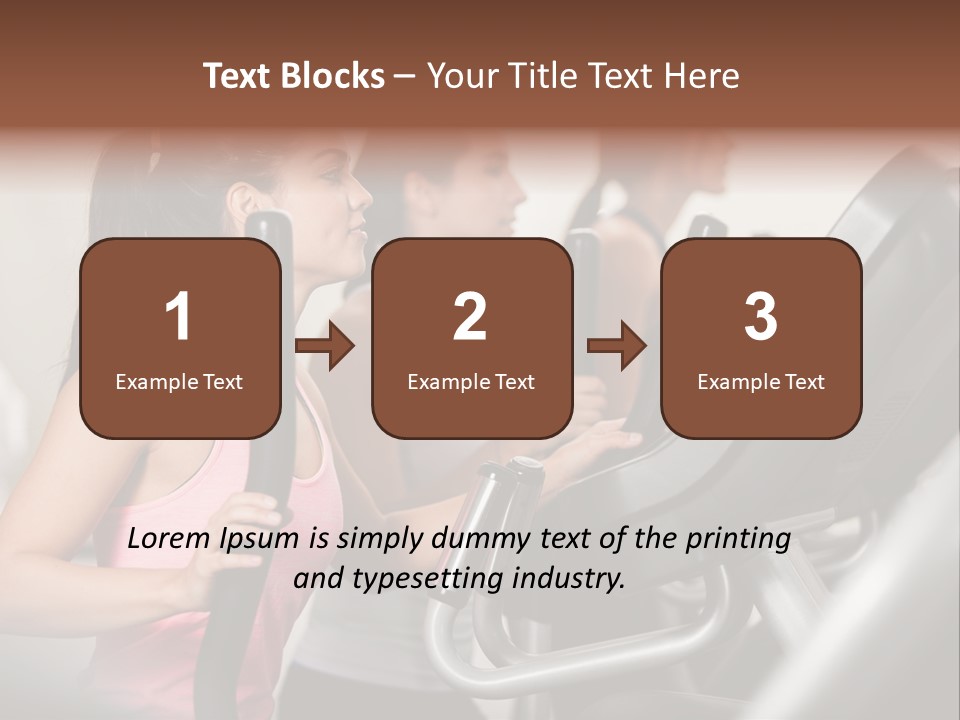 Happy Fitness Cute PowerPoint Template