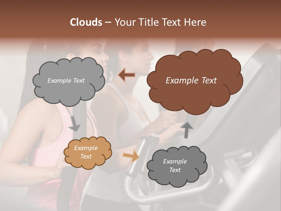 Happy Fitness Cute PowerPoint Template