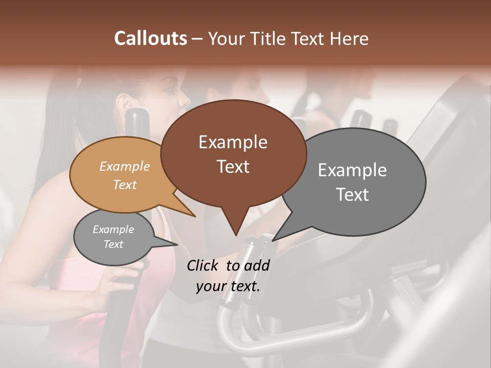 Happy Fitness Cute PowerPoint Template