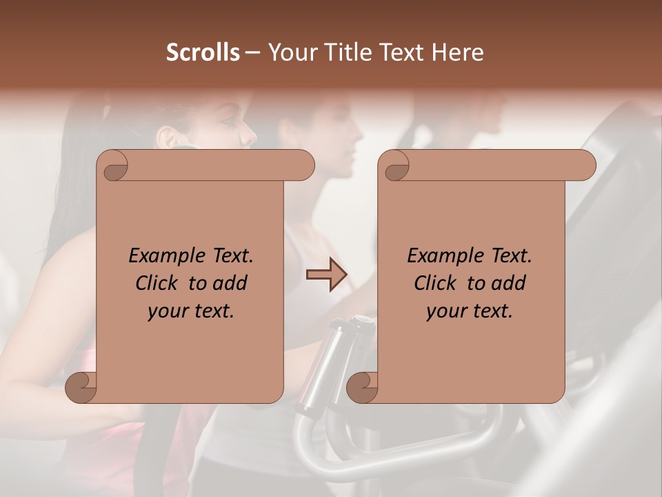 Happy Fitness Cute PowerPoint Template