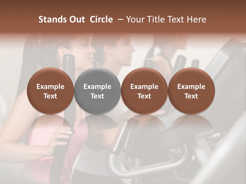 Happy Fitness Cute PowerPoint Template