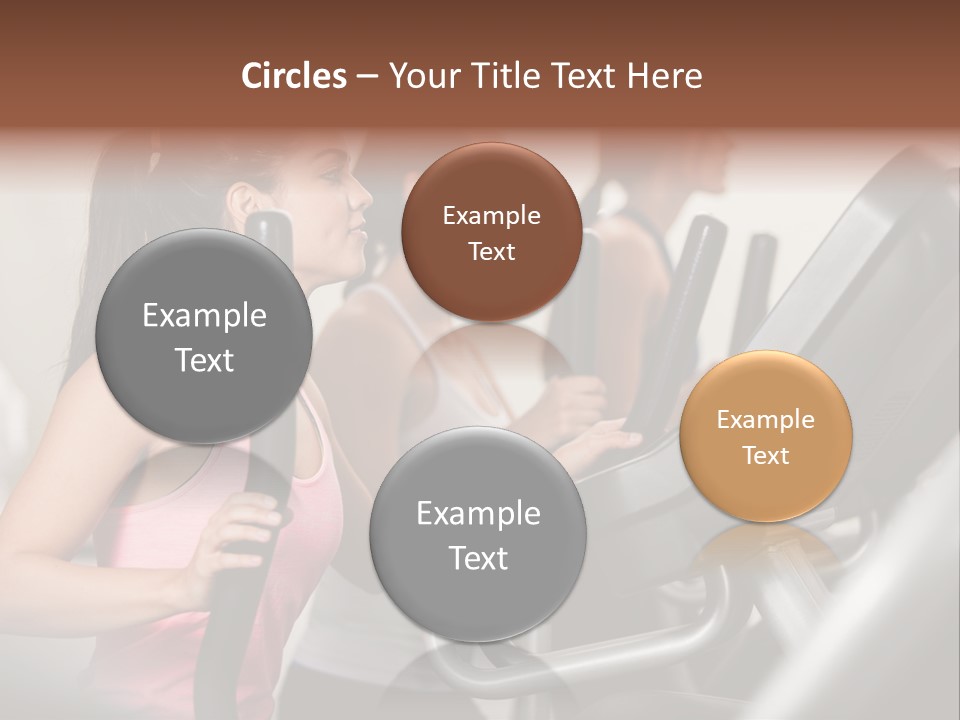 Happy Fitness Cute PowerPoint Template