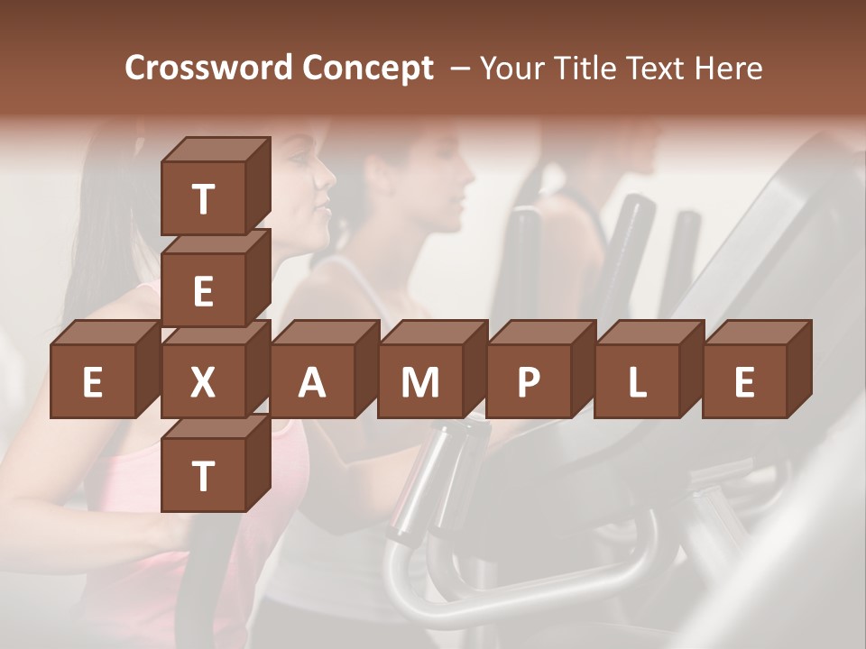 Happy Fitness Cute PowerPoint Template