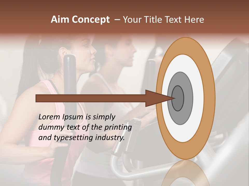 Happy Fitness Cute PowerPoint Template