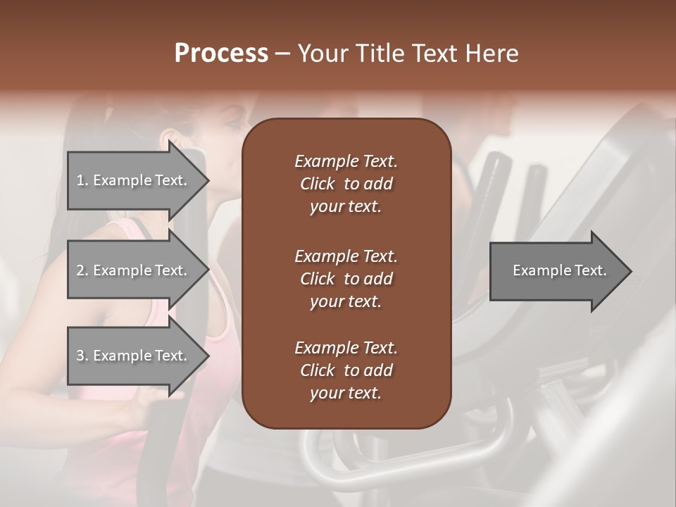 Happy Fitness Cute PowerPoint Template