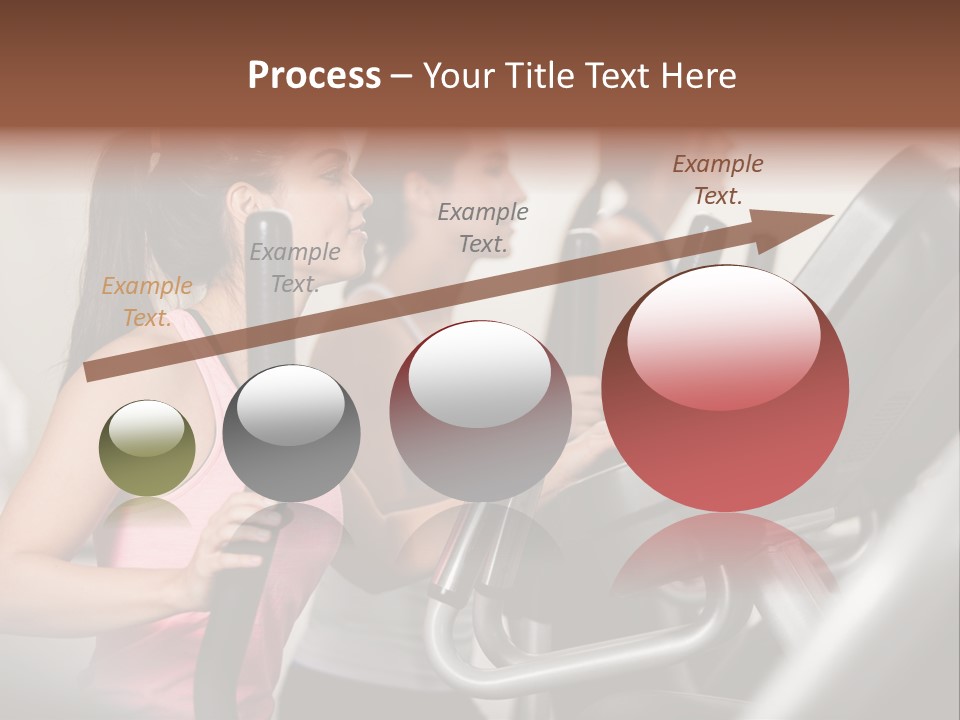 Happy Fitness Cute PowerPoint Template