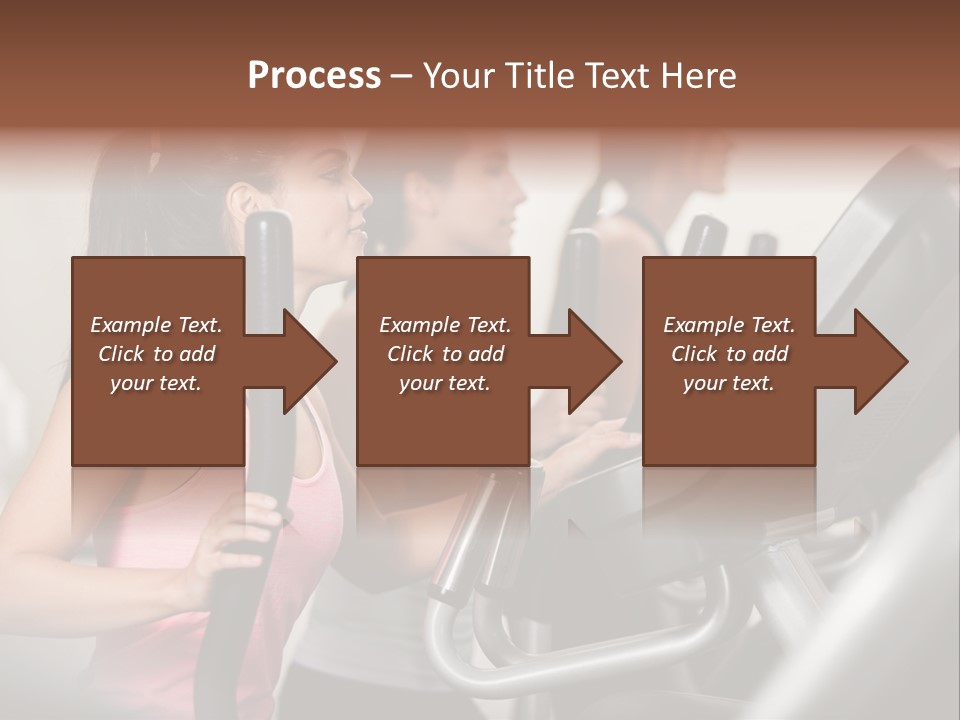 Happy Fitness Cute PowerPoint Template