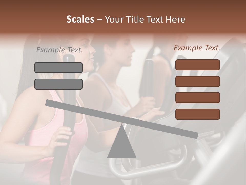 Happy Fitness Cute PowerPoint Template