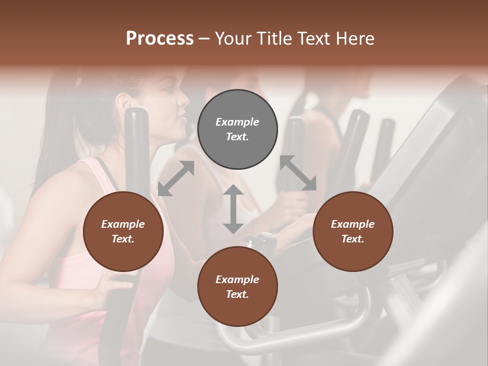 Happy Fitness Cute PowerPoint Template