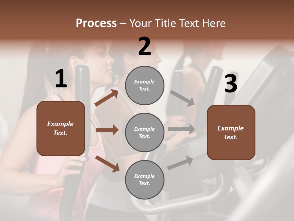 Happy Fitness Cute PowerPoint Template