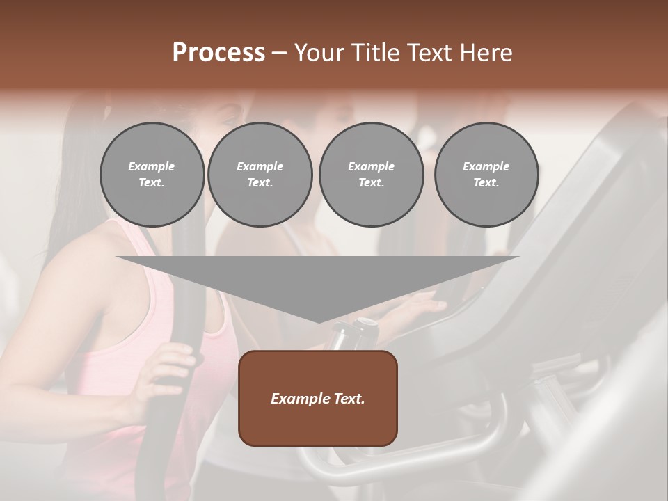 Happy Fitness Cute PowerPoint Template