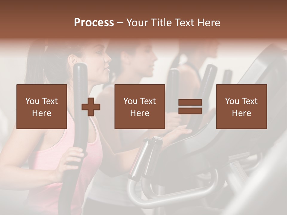 Happy Fitness Cute PowerPoint Template