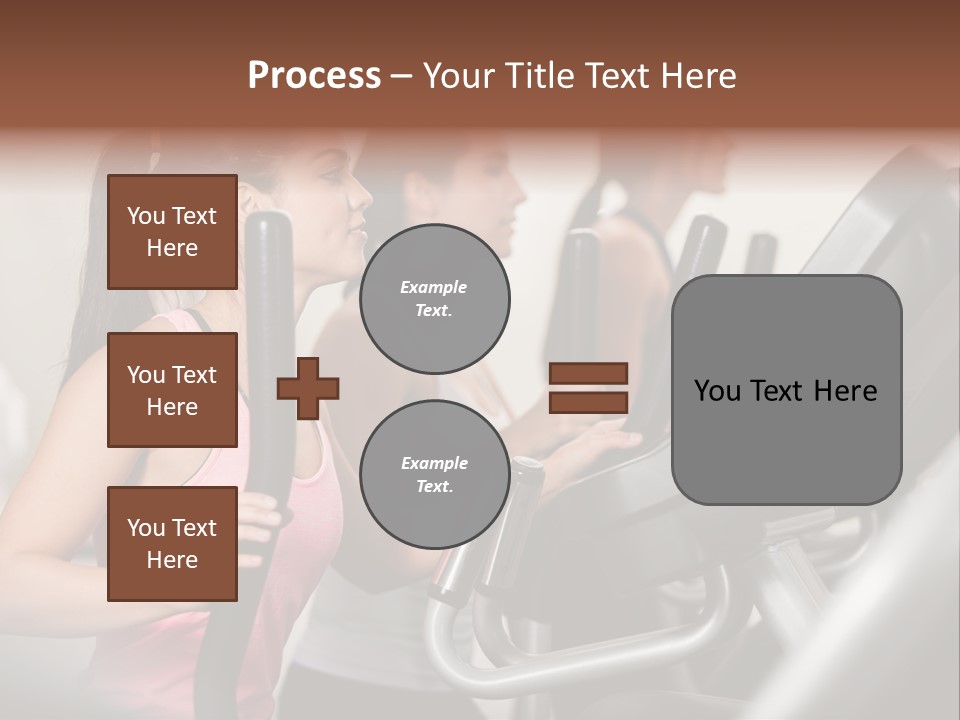 Happy Fitness Cute PowerPoint Template