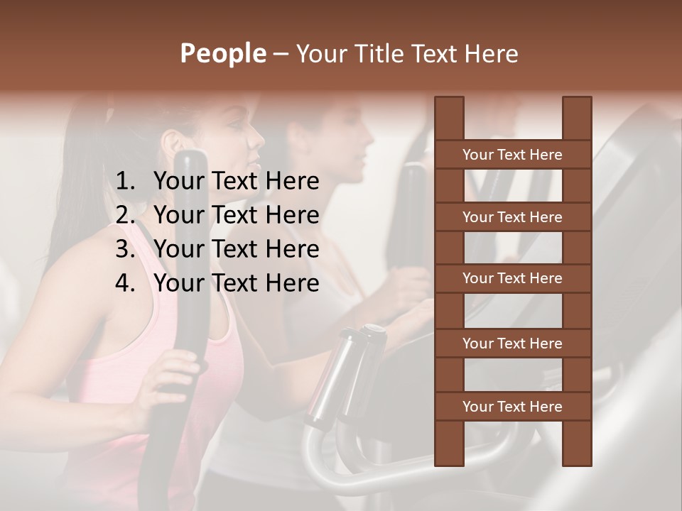 Happy Fitness Cute PowerPoint Template