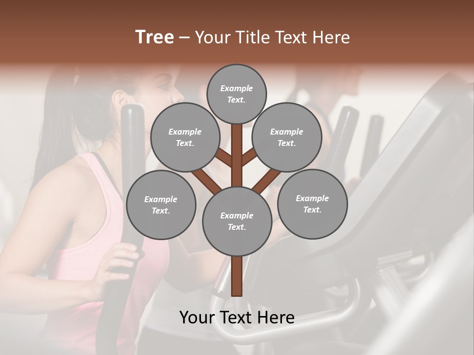 Happy Fitness Cute PowerPoint Template