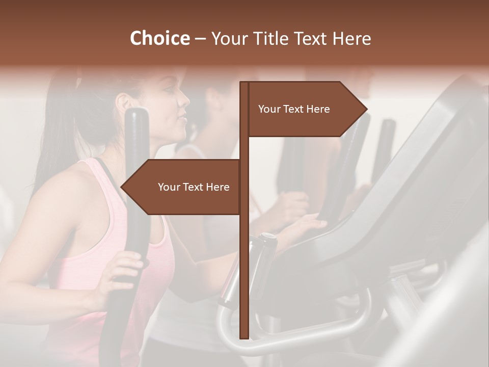 Happy Fitness Cute PowerPoint Template