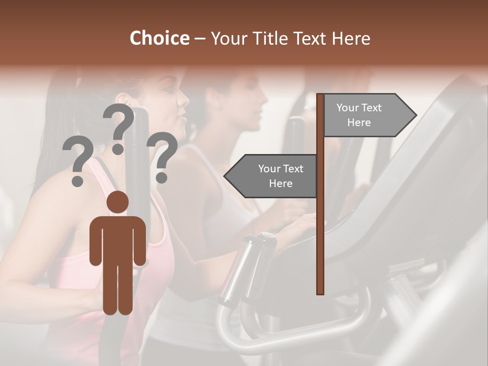 Happy Fitness Cute PowerPoint Template