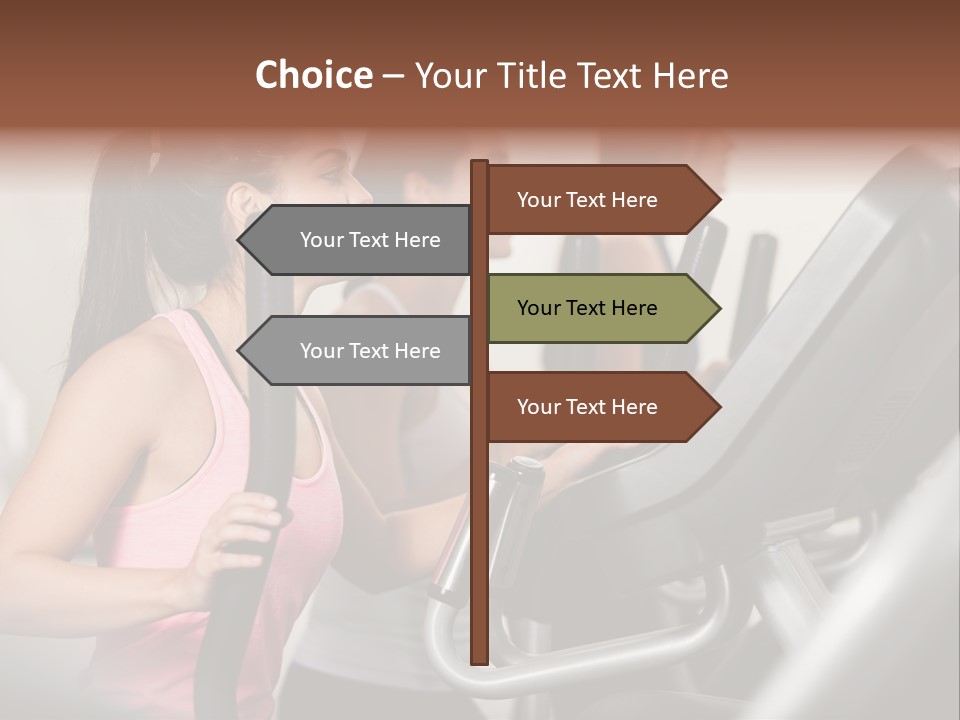 Happy Fitness Cute PowerPoint Template