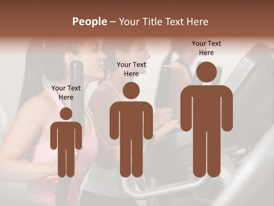 Happy Fitness Cute PowerPoint Template