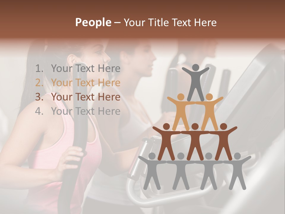 Happy Fitness Cute PowerPoint Template