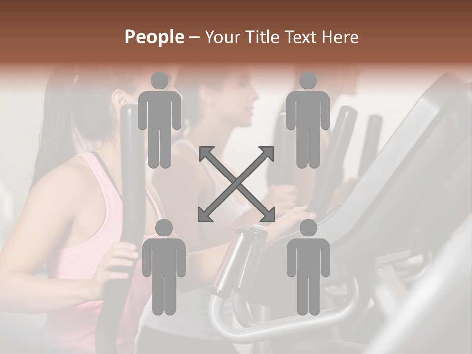 Happy Fitness Cute PowerPoint Template