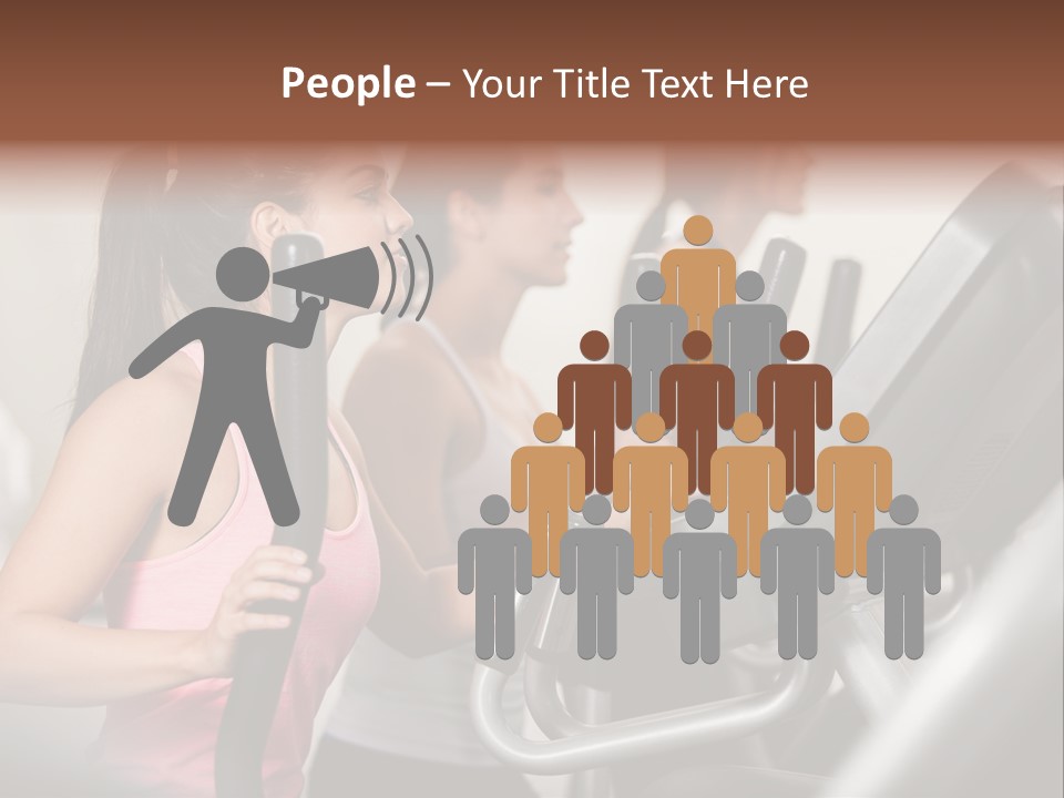 Happy Fitness Cute PowerPoint Template