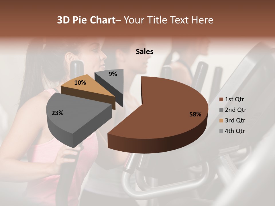 Happy Fitness Cute PowerPoint Template