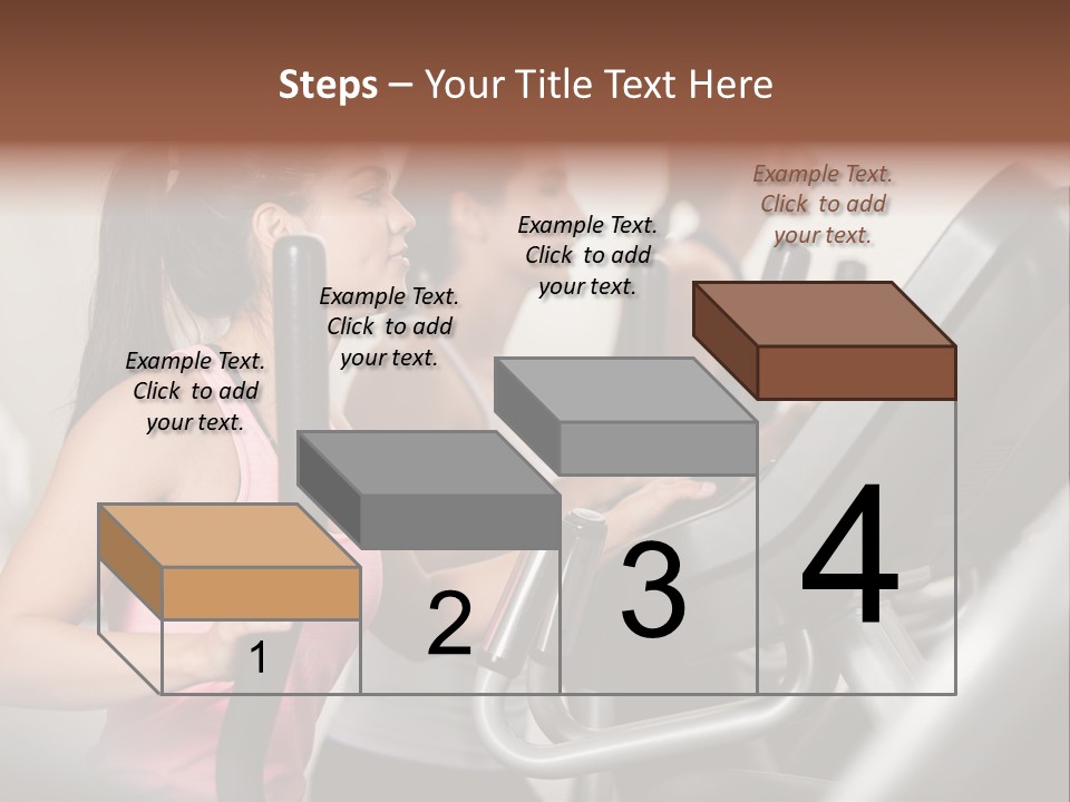 Happy Fitness Cute PowerPoint Template