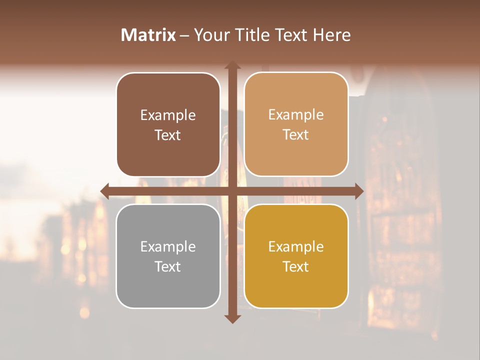 Wall Horizontal Black PowerPoint Template