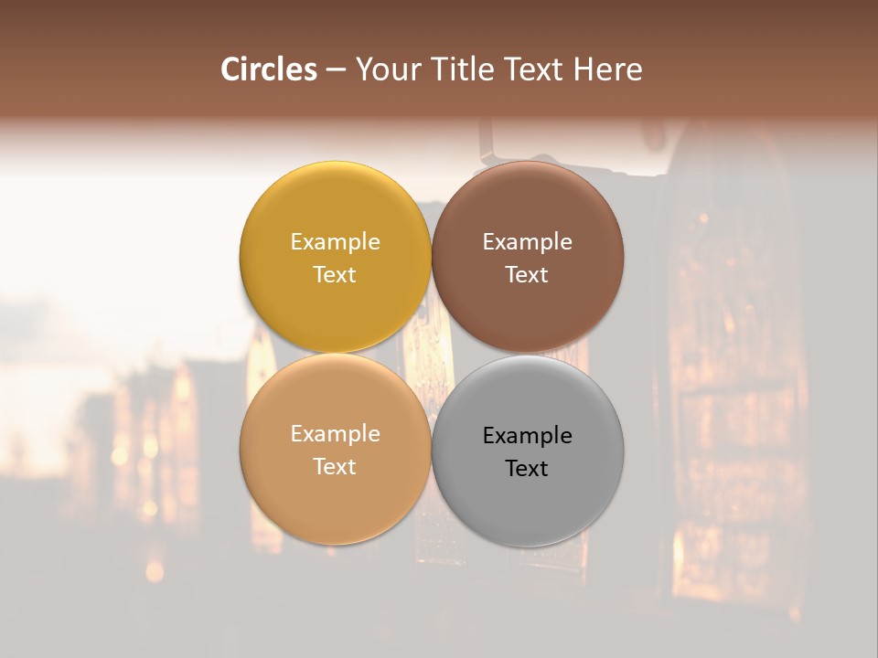Wall Horizontal Black PowerPoint Template
