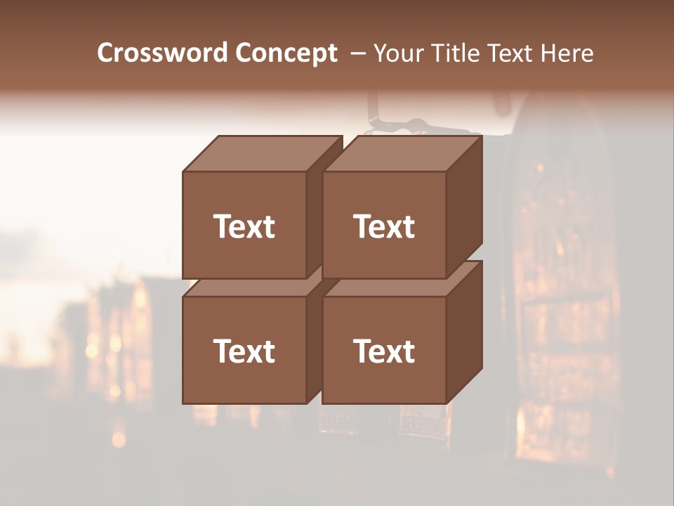 Wall Horizontal Black PowerPoint Template