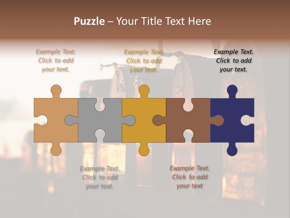 Wall Horizontal Black PowerPoint Template