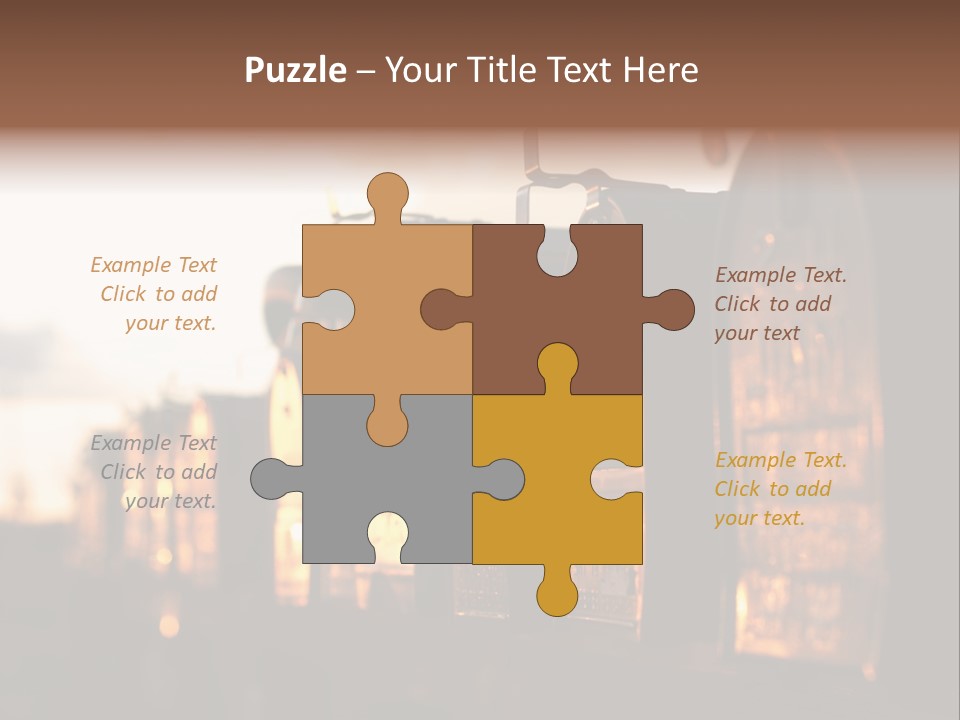 Wall Horizontal Black PowerPoint Template